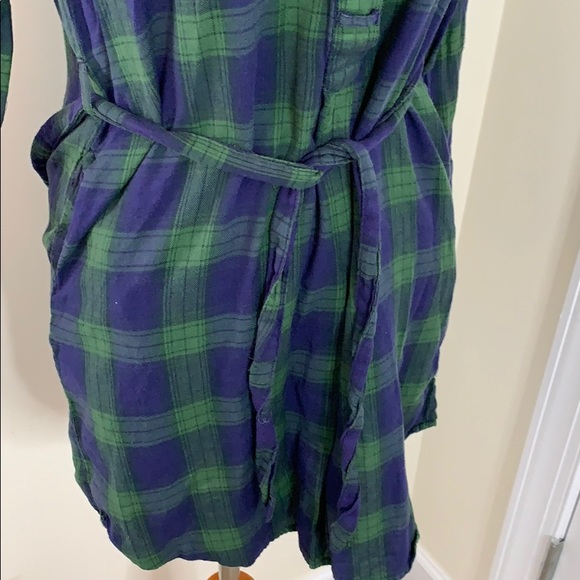 GAP Blue & Green Flannel Dress - Picture 3 of 8